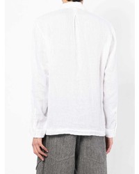 Мужская белая рубашка с длинным рукавом от Transit