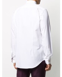 Мужская белая рубашка с длинным рукавом от Paul Smith