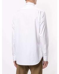 Мужская белая рубашка с длинным рукавом от Kent & Curwen