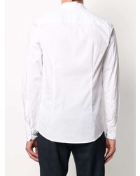 Мужская белая рубашка с длинным рукавом от Tommy Jeans