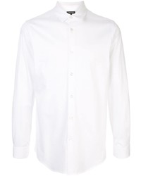 Мужская белая рубашка с длинным рукавом от Loveless