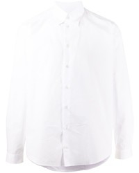 Мужская белая рубашка с длинным рукавом от MACKINTOSH