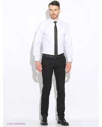 Мужская белая рубашка с длинным рукавом от Maestro