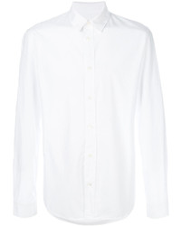 Мужская белая рубашка с длинным рукавом от Maison Margiela