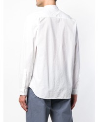 Мужская белая рубашка с длинным рукавом от Folk