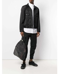 Мужская белая рубашка с длинным рукавом от Fumito Ganryu