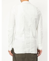 Мужская белая рубашка с длинным рукавом от Masnada