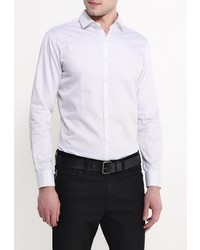 Мужская белая рубашка с длинным рукавом от Mango Man