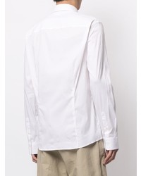 Мужская белая рубашка с длинным рукавом от James Perse
