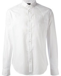 Мужская белая рубашка с длинным рукавом от McQ by Alexander McQueen