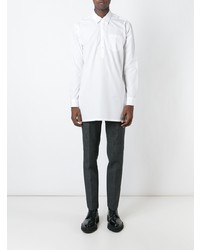 Мужская белая рубашка с длинным рукавом от Études