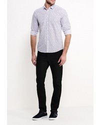 Мужская белая рубашка с длинным рукавом от Merc