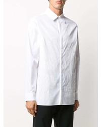 Мужская белая рубашка с длинным рукавом от A-Cold-Wall*