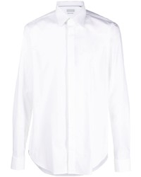 Мужская белая рубашка с длинным рукавом от Michael Kors