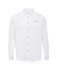 Мужская белая рубашка с длинным рукавом от Modis