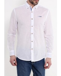 Мужская белая рубашка с длинным рукавом от Modis