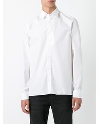 Мужская белая рубашка с длинным рукавом от Kenzo