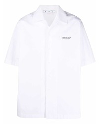 Мужская белая рубашка с длинным рукавом от Off-White