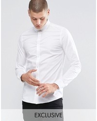 Мужская белая рубашка с длинным рукавом от ONLY & SONS