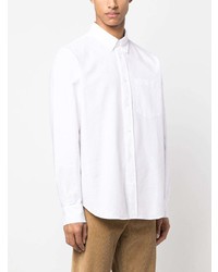 Мужская белая рубашка с длинным рукавом от Norse Projects