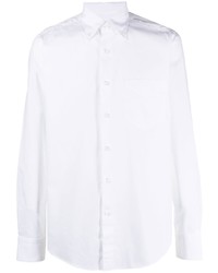 Мужская белая рубашка с длинным рукавом от Orian