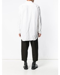 Мужская белая рубашка с длинным рукавом от Casey Casey