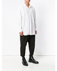 Мужская белая рубашка с длинным рукавом от Casey Casey