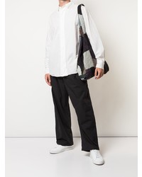 Мужская белая рубашка с длинным рукавом от Casey Casey