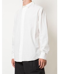 Мужская белая рубашка с длинным рукавом от Casey Casey