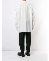 Мужская белая рубашка с длинным рукавом от Random Identities