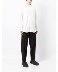 Мужская белая рубашка с длинным рукавом от Attachment