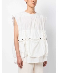 Мужская белая рубашка с длинным рукавом от Nicolas Andreas Taralis