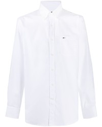 Мужская белая рубашка с длинным рукавом от Paul & Shark