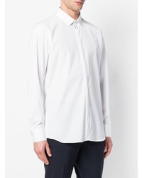 Мужская белая рубашка с длинным рукавом от Neil Barrett