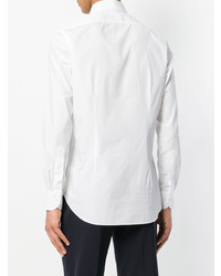 Мужская белая рубашка с длинным рукавом от Bagutta