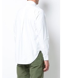 Мужская белая рубашка с длинным рукавом от Engineered Garments