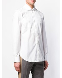 Мужская белая рубашка с длинным рукавом от Ermanno Scervino