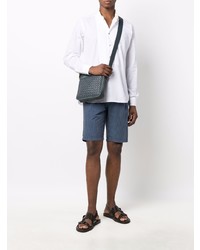 Мужская белая рубашка с длинным рукавом от Eleventy