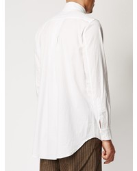 Мужская белая рубашка с длинным рукавом от Uma Wang