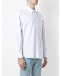 Мужская белая рубашка с длинным рукавом от Egrey