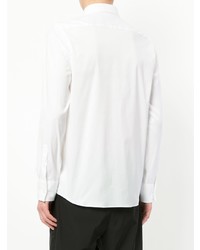 Мужская белая рубашка с длинным рукавом от Loveless