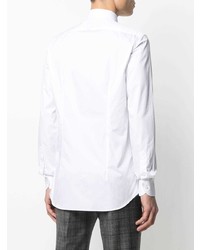 Мужская белая рубашка с длинным рукавом от Xacus