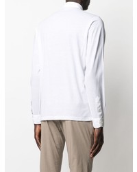 Мужская белая рубашка с длинным рукавом от Dell'oglio