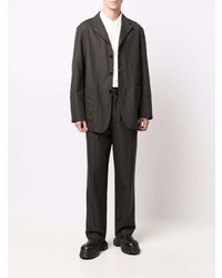 Мужская белая рубашка с длинным рукавом от Lemaire