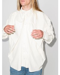 Мужская белая рубашка с длинным рукавом от Y/Project