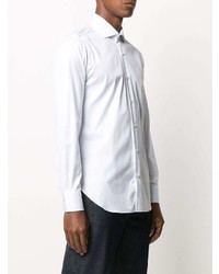 Мужская белая рубашка с длинным рукавом от Barba