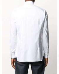 Мужская белая рубашка с длинным рукавом от Barba