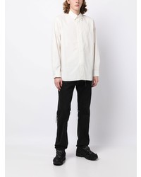 Мужская белая рубашка с длинным рукавом от C2h4