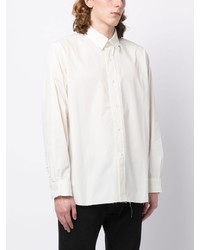 Мужская белая рубашка с длинным рукавом от C2h4