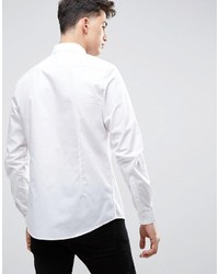 Мужская белая рубашка с длинным рукавом от Asos
